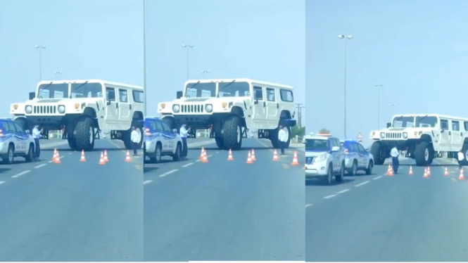 Penampakan Mobil Hummer Segede Gaban