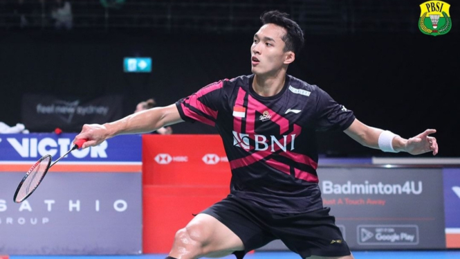 Tunggal putra Indonesia Jonatan Christie