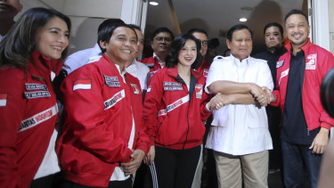Pertemuan Ketum Gerindra Prabowo Subianto dan PSI