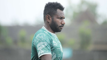 Pemain PSS Sleman Ricky Cawor