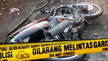 Ilustrasi motor jatuh