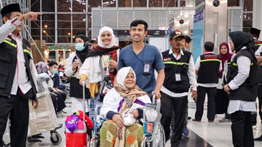 Pemulangan jemaah haji kloter terakhir SUB 88