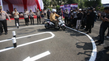 Ujicoba Jalur Baru Untuk SIM C Motor