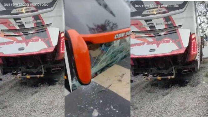 Viral Rem Mobil Bus Blong
