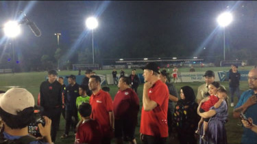 Peter Schmeichel dan keluarga Raffi Ahmad