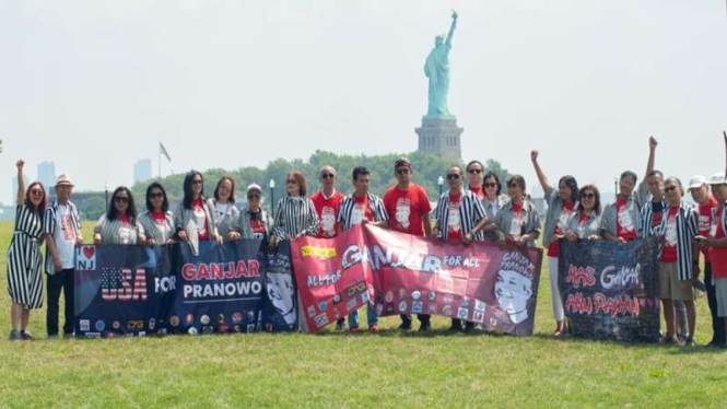 Puluhan WNI di Amerika deklarasi dukung Ganjar Pranowo