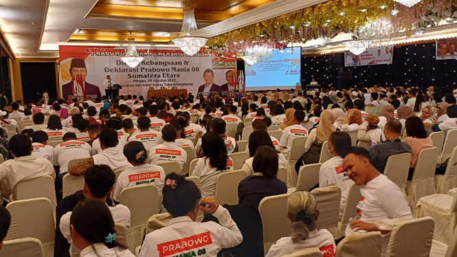 Pelantikan dan Deklarasi Prabowo Mania 08 Sumut