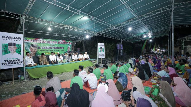 Santri gelar doa bersama untuk mendukung Ganjar di Pilpres 2024