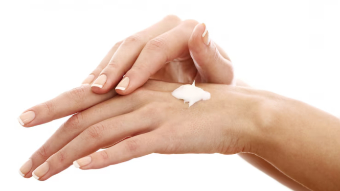 Ilustrasi lotion atau pelembap.