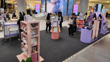 Event Korea 360 yang berada di Lotte Mall Jakarta.