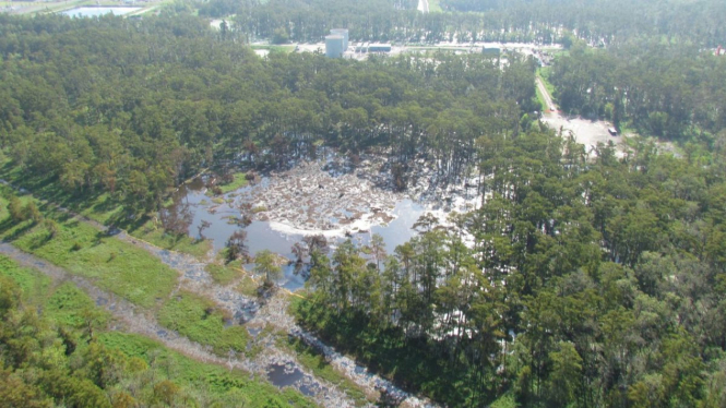 Sinkhole Bayou Corne.