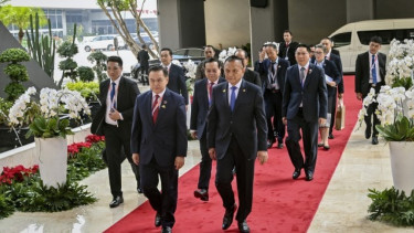 Wakil Ketua DPR RI Lodewijk F. Paulus sampaikan pembahasan dengan Parlemen Laos