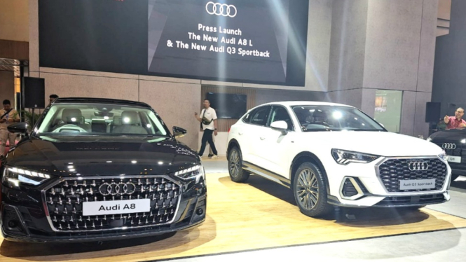 Audi A8L dan Q3 Sportback meluncur di GIIAS 2023