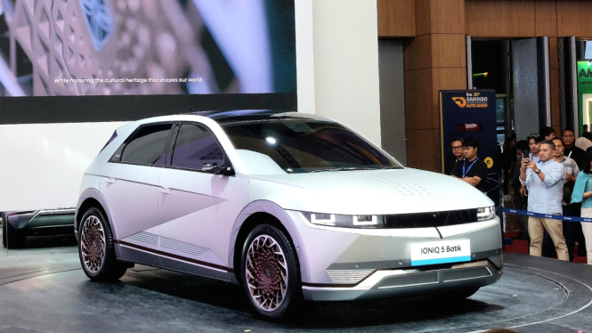 Ioniq5 Indonesian Batik hadir di GIIAS 2023