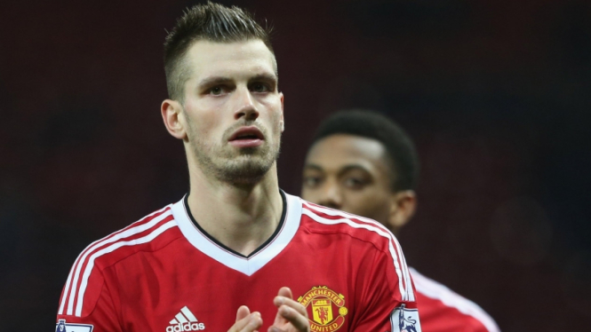 Morgan Schneiderlin saat bermain untuk Manchester United