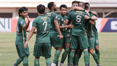 Selebrasi pemain Persebaya Surabaya