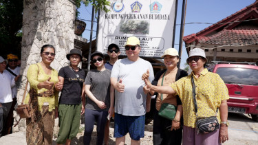Menko Airlangga tinjau potensi budidaya rumput laut di Bali