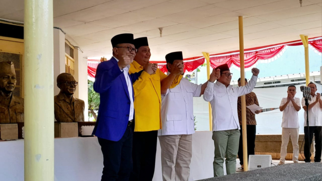 PAN dan Golkar Deklarasi Dukung Prabowo Subianto Capres 2024
