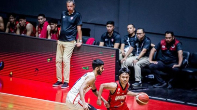 Timnas Basket Indonesia vs India