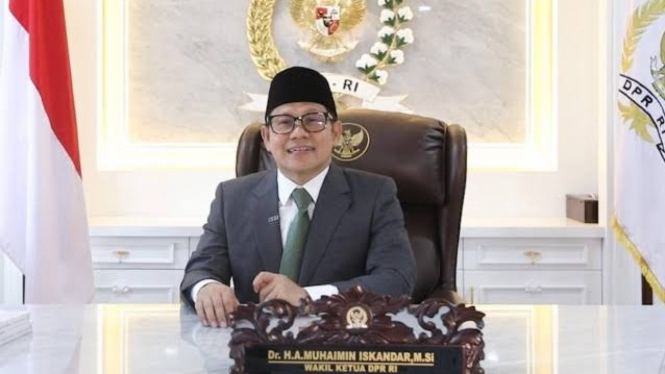 Wakil Ketua DPR RI Bidang Korkesra, Abdul Muhaimin Iskandar (Gus Imin)