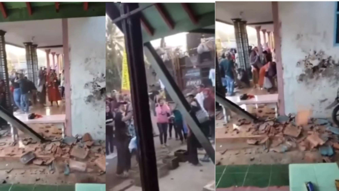 Genteng Rumah Warga Berjatuhan Gegara Getaran Suara 
