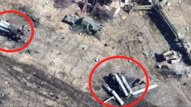 VIVA Militer: Bangkai rudal S-300 militer Ukraina