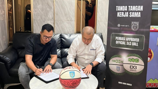 Kerja sama PP Perbasi dengan Toko Mekari