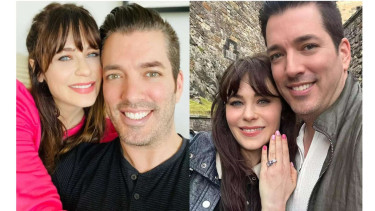 Zooey Deschanel dan Jonathan Scott