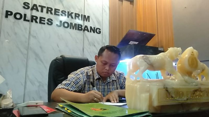 Kasat Reskrim Polres Jombang, AKP Aldo Febrianto.