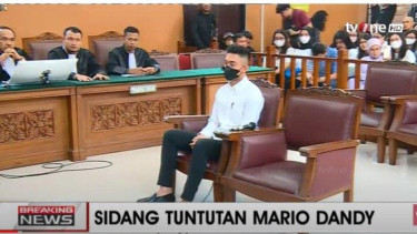 Mario Dandy dipersidangan bacaan dakwaan