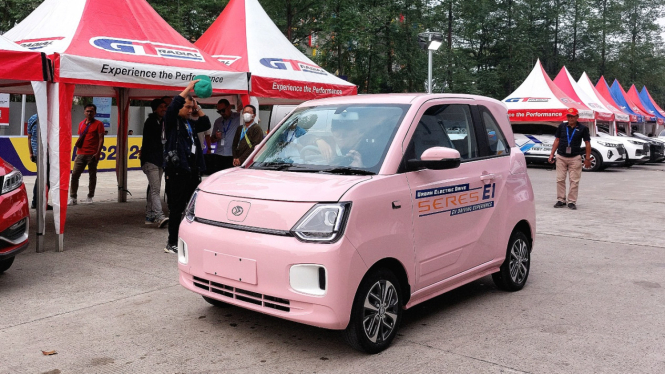 Test drive Seres E1 di ajang GIIAS 2023