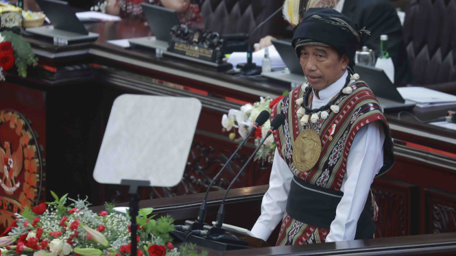 Pidato Presiden Jokowi di Sidang Tahunan MPR RI Bersama DPR dan DPD 2023