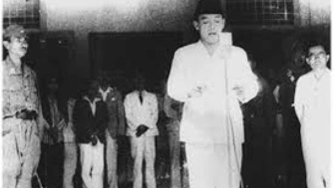 Pembacaan teks proklamasi