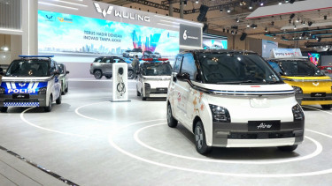 Wuling pajang ragam mobil di GIIAS 2023