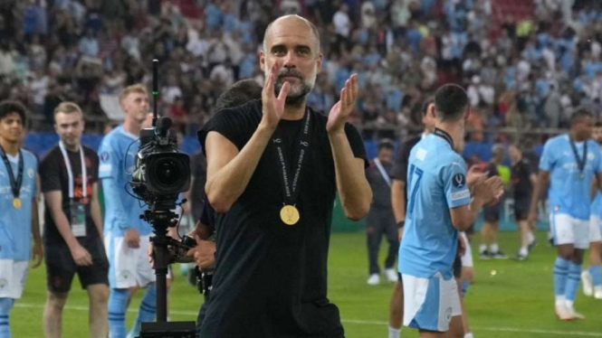 Manajer Manchester City Pep Guardiola