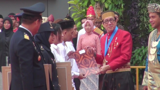 Menkumham, Yasonna H. Laoly saat memimpin Pemberian Remisi Umum HUT RI ke-78