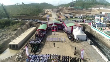 Upacara peringatan HUT RI ke-78 di IKN Nusantara, Penajam Paser Utara, Kaltim