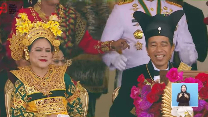 Presiden Jokowi dan Iriana