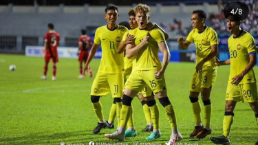 Pemain Timnas Malaysia U-23 Fergus Tierney