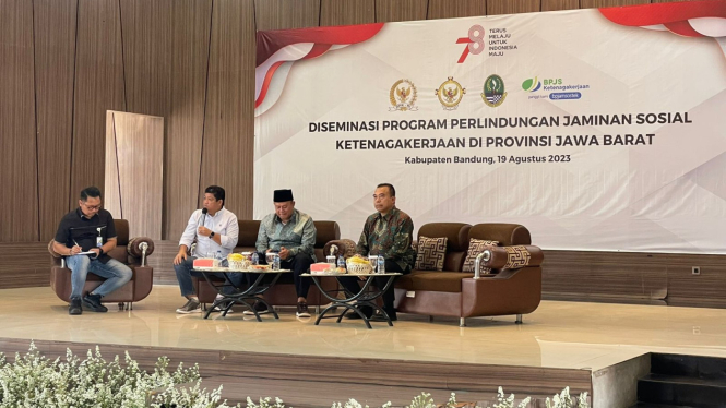 Diseminasi Program Perlindungan Jaminan Sosial Ketenagakerjaan di Provinsi Jabar