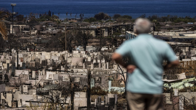 Dampak kebakaran di Lahaina, Hawaii 