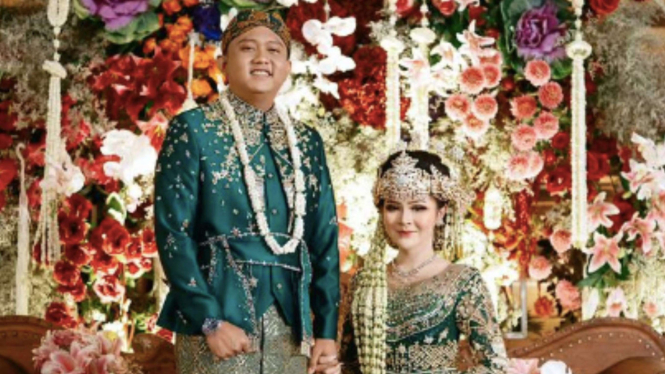 Acara ngunduh mantu Denny Caknan dan Bella Bonita