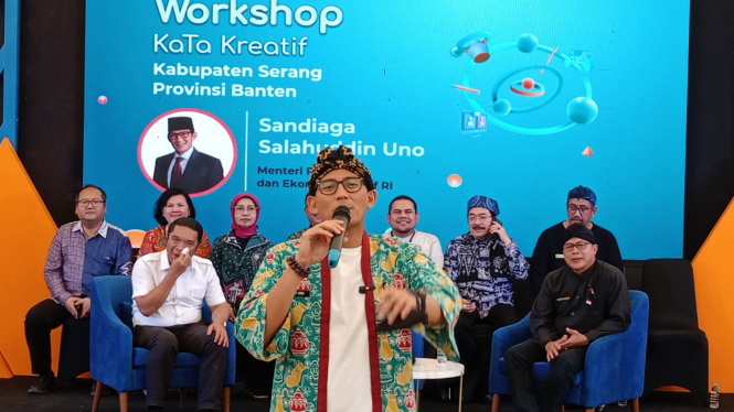 Menparekraf Sandiaga Uno di Serang, Banten
