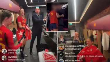 perayaan juara Timnas Spanyol wanita yang menuai kontroversi