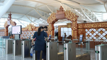Autogate di Bandara Internasional Ngurah Rai, Denpasar, Bali