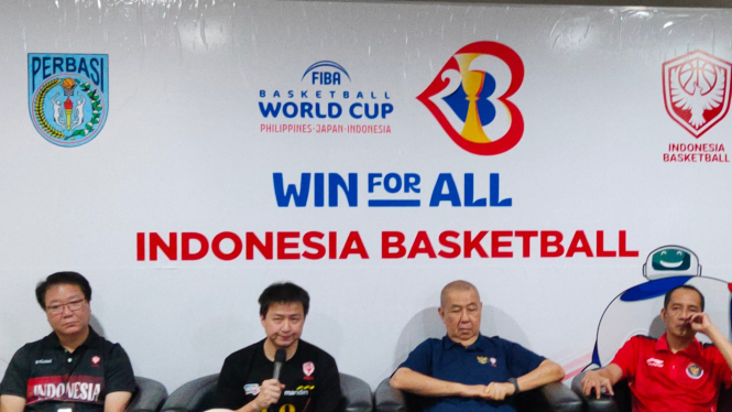 Perbasi gelar konferensi pers usai Timnas basket Putri Juara Divisi B