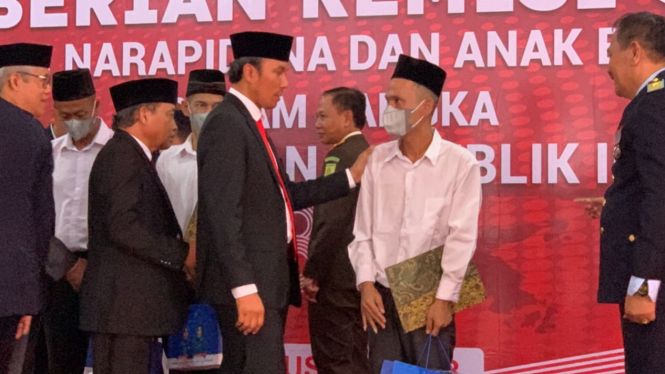 Ketua DPRD Jambi Edi Purwanto Hadiri Pemberian Remisi Narapidana di Lapas Kelas 