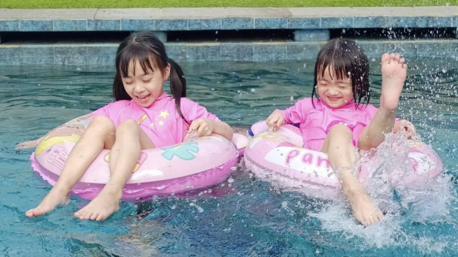 Selebgram cilik, Harleen dan Hailey.