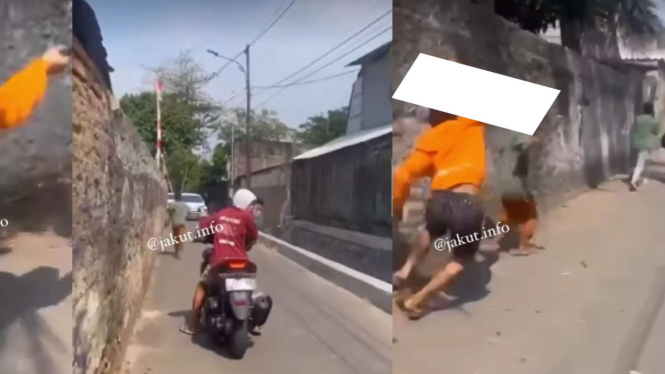 Viral Terekam Sekelompok Remaja Bacoki Orang Siang Bolong di Tanjung Priuk