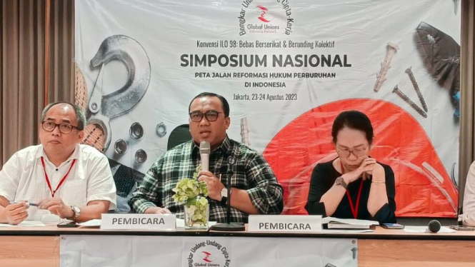 Presiden KSPSI Andi Gani Nena Wea